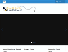 Tablet Screenshot of manchesterguidedtours.com